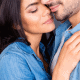 woman smelling 