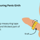 How to measure penis width 