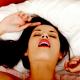Woman faking orgasm